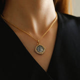 Apollo Silver Coin Necklace - floysun