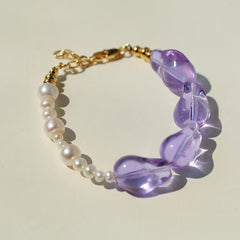 Baroque Glass Pearl Bracelet - floysun