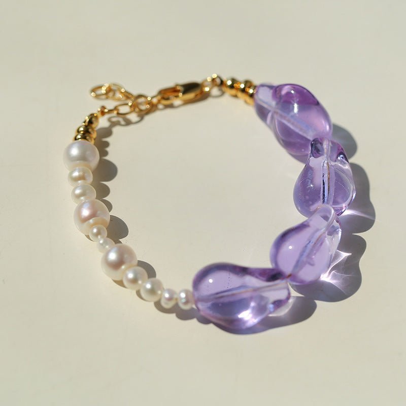 Baroque Glass Pearl Bracelet - floysun