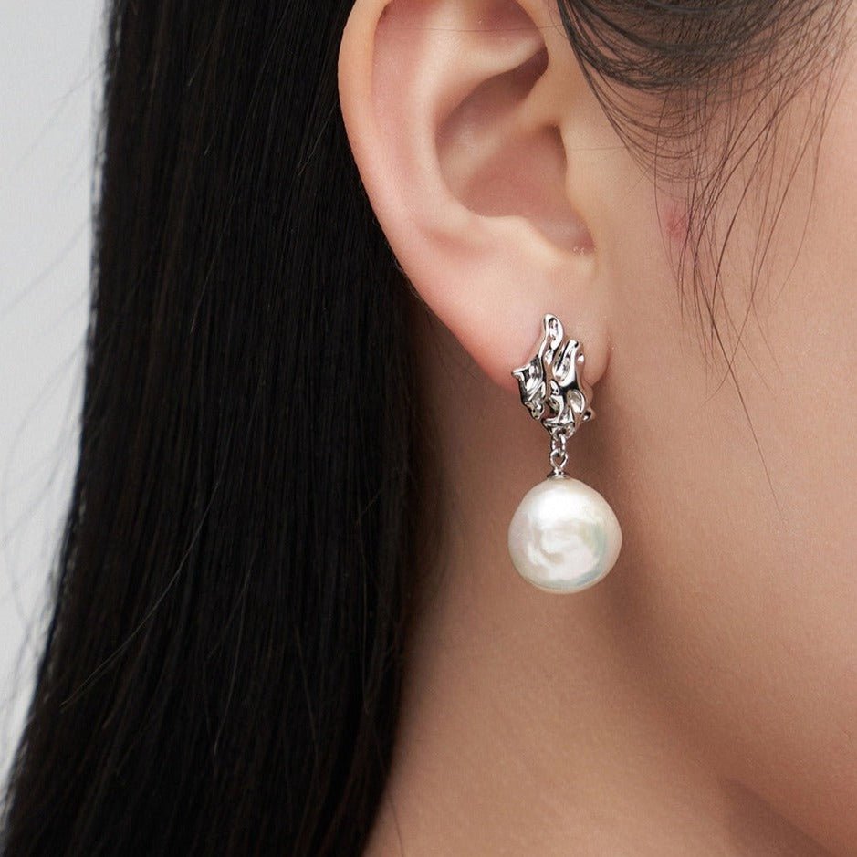 Baroque Pearl Earrings - A Fusion of Artistry and Nature - floysun