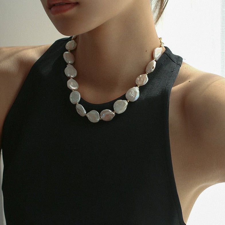 Baroque Pearl Necklace - floysun