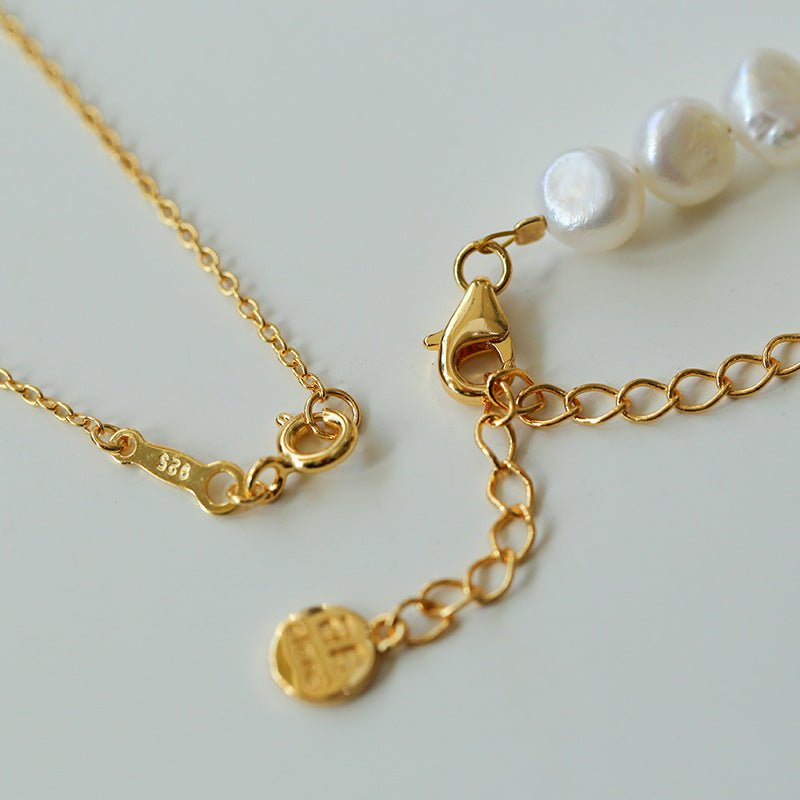 Baroque Sun Flower Chain Necklace - floysun