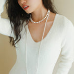 Brushed Silver Ball Necklace - floysun