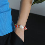 Chromatic Gemstone Baroque Pearl Bracelet - floysun