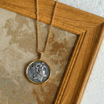 Classic Alexander Silver Coin Plus Necklace - floysun