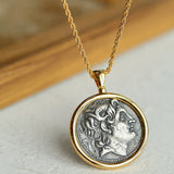Classic Alexander Silver Coin Plus Necklace - floysun