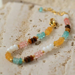 Colorful Beaded Freshwater Pearl Bracelet - floysun