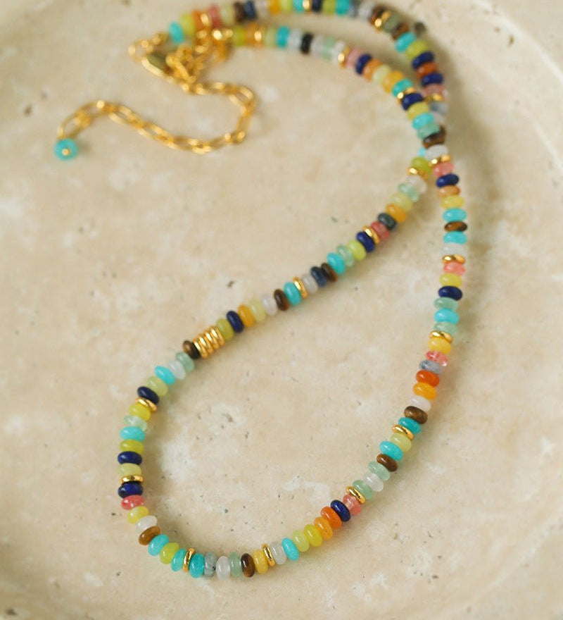 Colorful Stone Beaded Necklaces - floysun