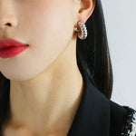 Commuter Pleated Fan Earrings - floysun