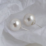 Cotton Pearl Stud Earrings - floysun