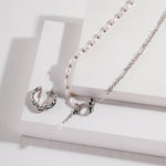 Dripping Glaze Sterling Silver Pearl Necklaces - floysun