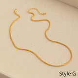 Chain Twist Snake Bone Necklace