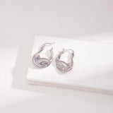 Everyday Metal Sterling Silver Hoop Earrings - floysun