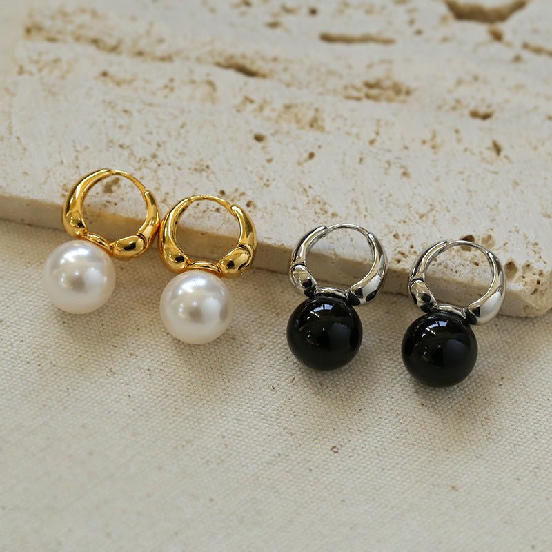Fashion Simple Pearl Earrings - floysun