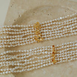 French Style Mini Multi-Layered Pearl Necklace - floysun