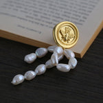 Frosted Bee Pearl Brooch - floysun