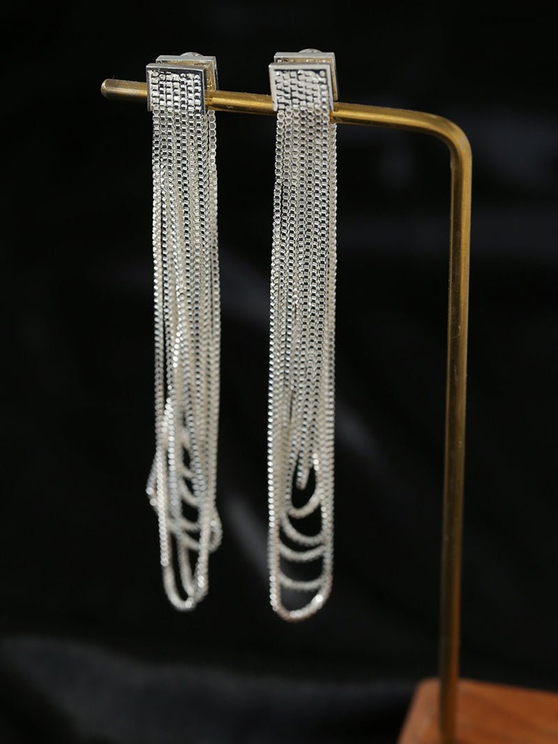 Galactic Radiance Fringe Necklace and Earrings Set - floysun