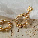 Garland Freshwater Pearl Earrings - floysun