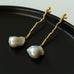 Gold Branch Baroque Pearl Earrings Type A - floysun