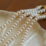 Golden Beans Freshwater Pearl Necklace - floysun