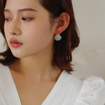Grid Hollow Ball Earrings - floysun