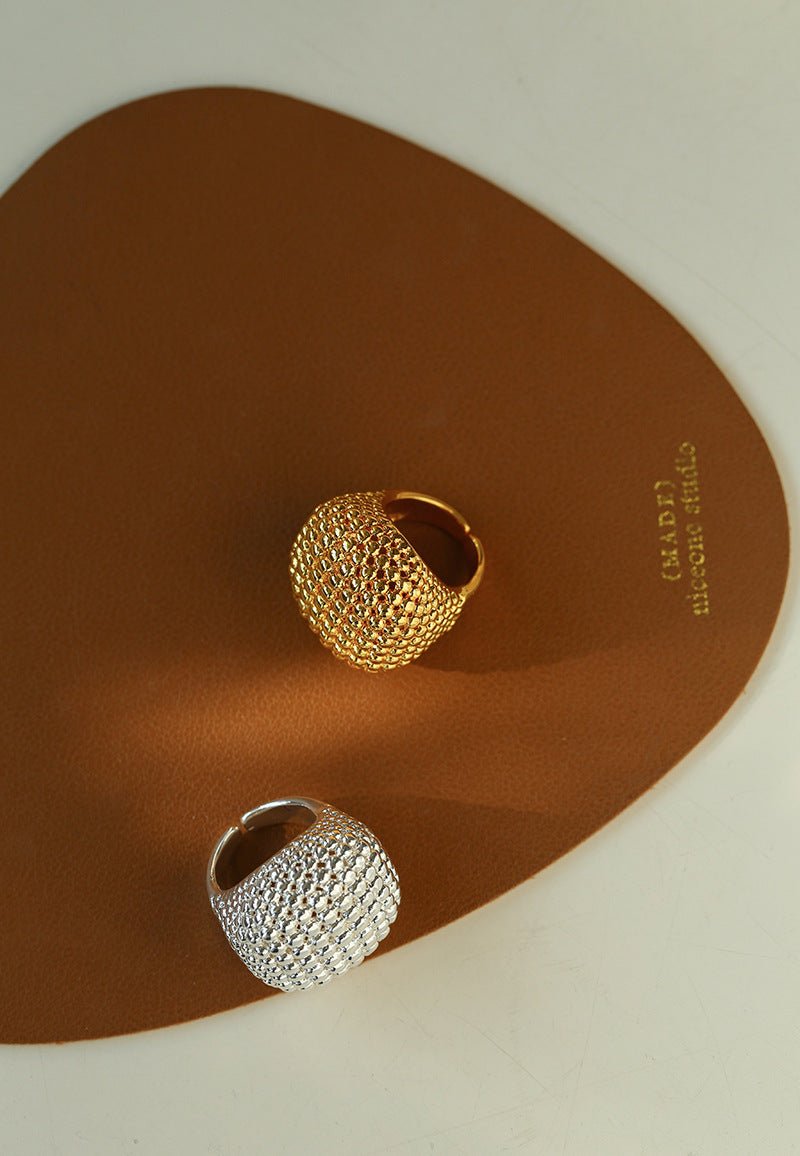 Grid Wide Ring Hollow - floysun