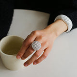Grid Wide Ring Hollow - floysun