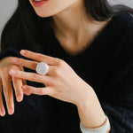 Grid Wide Ring Hollow - floysun