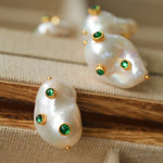 Handcrafted Baroque Pearls Earrings - floysun