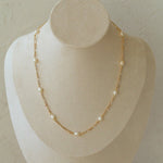 Handcrafted Chain Pearl Necklace Type H - floysun