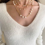 Handmade Chain Pearl Necklace Type C - floysun