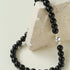 Handwoven Black Onyx Magnetic Clasp Necklace - floysun