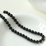 Harmonious Gemstone Necklace Black Onyx 10mm - floysun