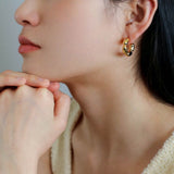 Hoop Metal Ring Earrings