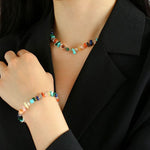 Irregular Colored Broken Stone Bracelets - floysun