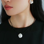 Large Petal Baroque Pearl Earrings - floysun