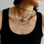 Leather Rope Love Necklace - floysun