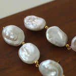 Long Baroque Pearls Earrings - floysun