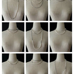 Long Pearl Chain Lock Pendants Necklaces - floysun