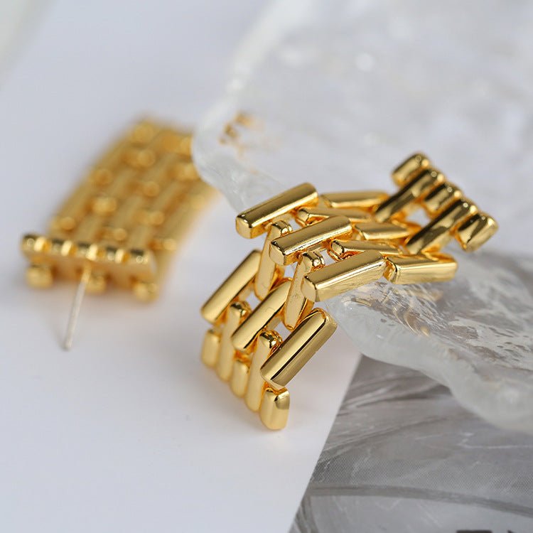 Long Tassel Watch Chain Earrings - floysun