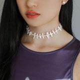 Lute Pearl Baroque Pearl Collar Chain Necklace - floysun