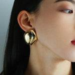 Metal Petal Tulip Earrings - floysun