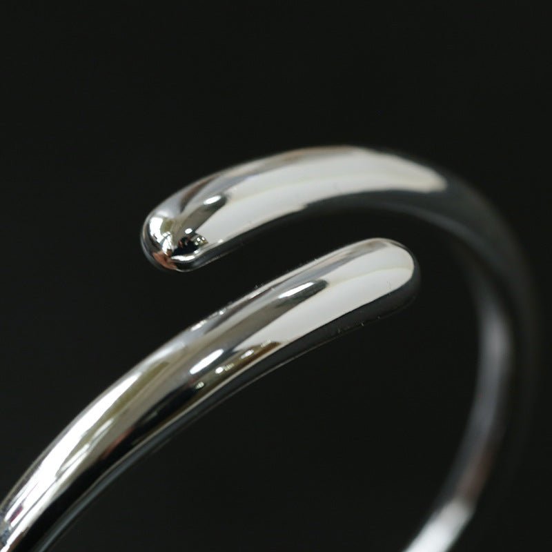 Metal Style Water-drop Open Cuff Bangle Bracelets - floysun