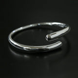 Metal Style Water-drop Open Cuff Bangle Bracelets - floysun