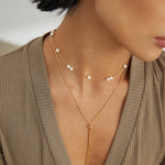 Minimalist Collection Sterling Silver Pearl Necklace - floysun