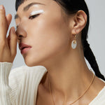 Mother-of-pearl Earrings: Ethereal Elegance - floysun