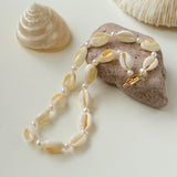 Multiple Conch Pearl Necklace - floysun