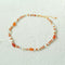 Multiple Irregular Colored Agate Jade Necklace -Red - floysun