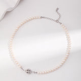 Natural Floral Cluster Series Pearl Necklace - floysun