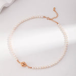 Natural Floral Cluster Series Pearl Necklace - floysun